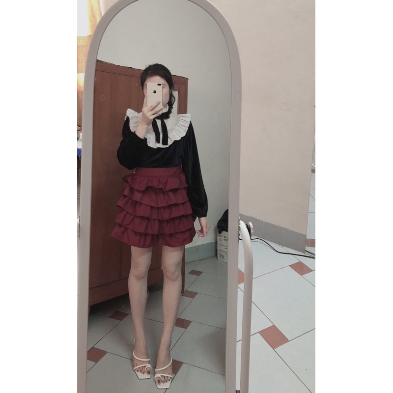 Chân váy tầng có quần trong siêu xinh(kèm ảnh thật) | BigBuy360 - bigbuy360.vn