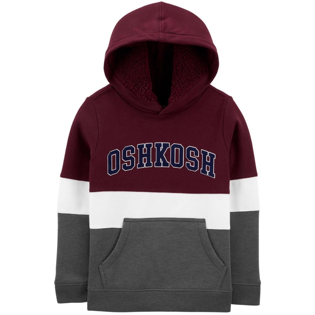 Aó Hoodie Aó nỉ mũ chui đầu bé trai OshKosh việt nam xuất khẩu dư xịn size 12m-14 tuổi