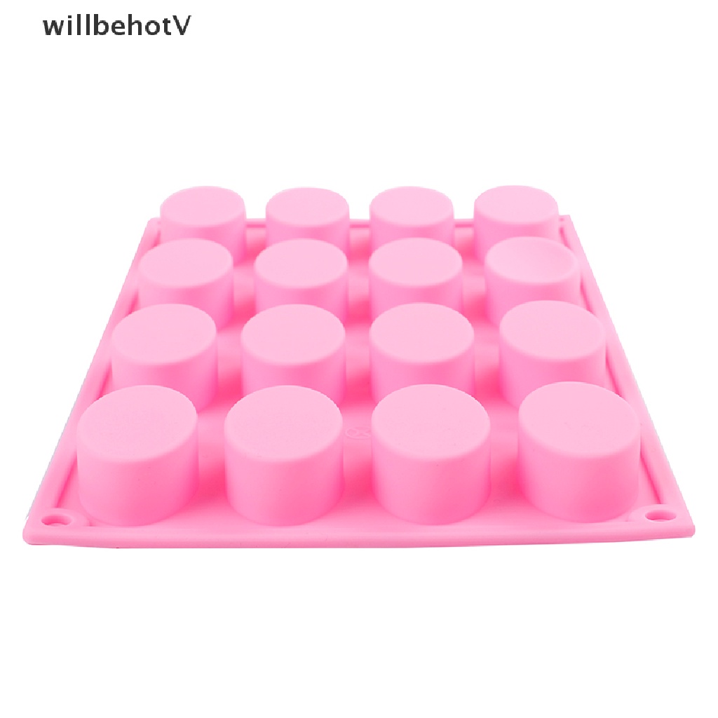 Khuôn Silicone Làm Bánh Xà Phòng 16 Ô Hình Oval