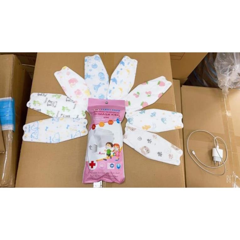 Sỉ thùng 600 khẩu trang KF94 3D mask trẻ em công nghệ dập Hàn Quốc