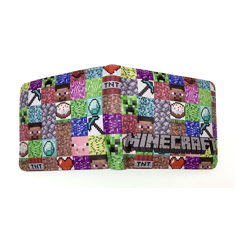 Ví Đựng Tiền Xu / Thẻ In Hoạt Hình Minecraft Roblox Dễ Thương Dùng Làm Quà Tặng Giáng Sinh Cho Bé
