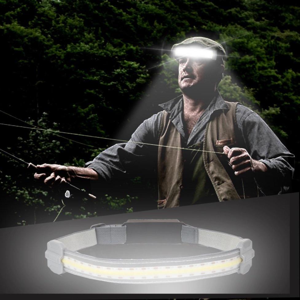 Đèn led đội đầu soi đêm siêu sáng đa năng Có 3 chế độ sáng