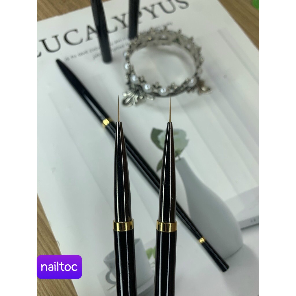 Cọ Nét Cán Đen Siêu Đẹp 9mm Lông Tự Nhiên Siêu Mượt