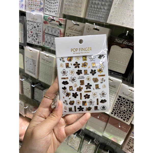 Sticker dán móng tay nhiều hình