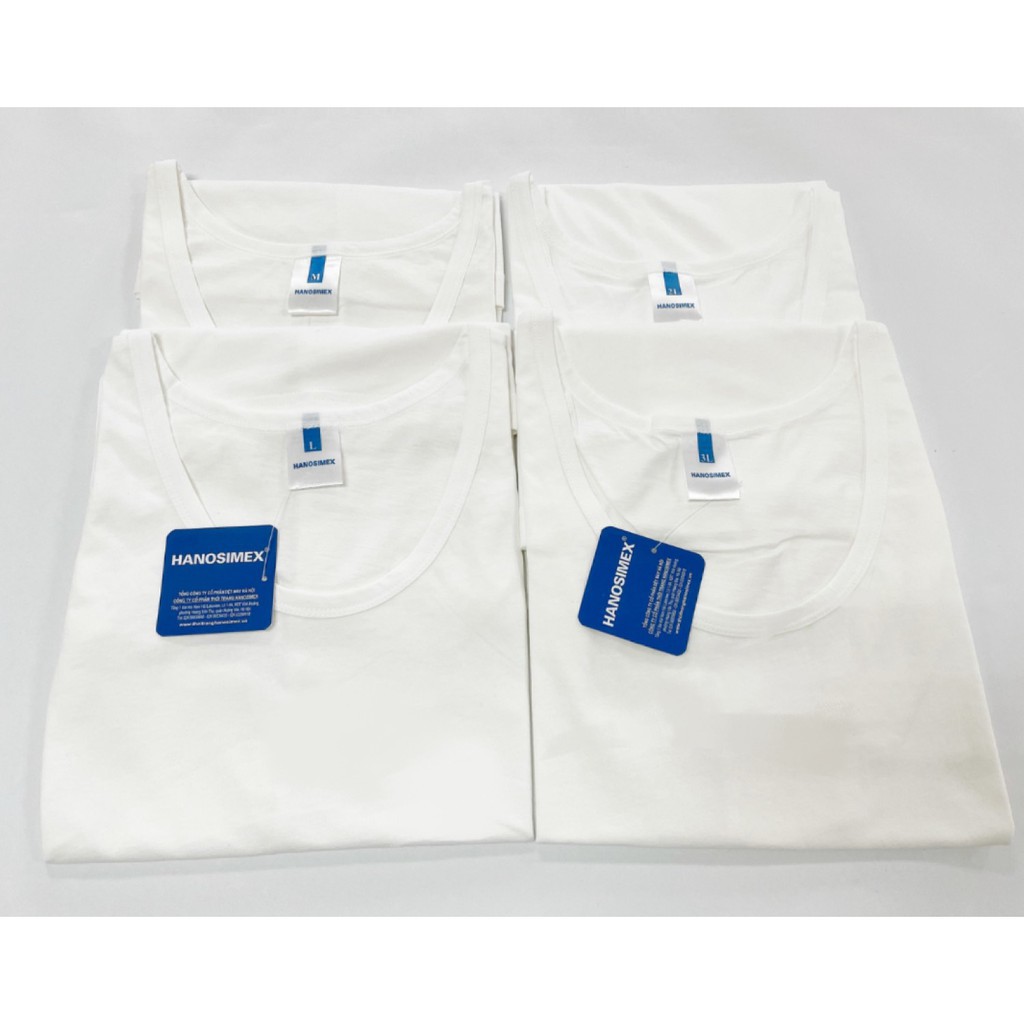 Áo 3 Lỗ Nam Hanosimex - 100% Cotton - Dáng Rộng