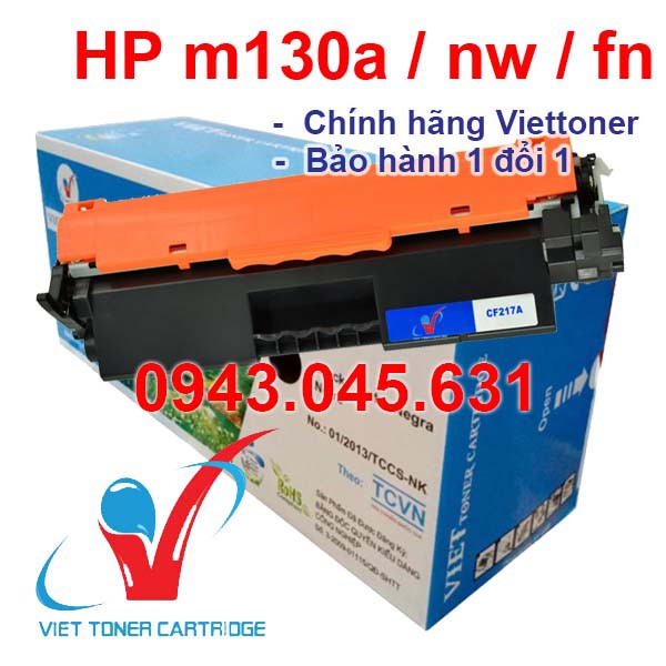 Hộp mực máy in HP Laserjet pro mfp m130a - m130nw - m130fn - Cartridge CF217A Fullbox