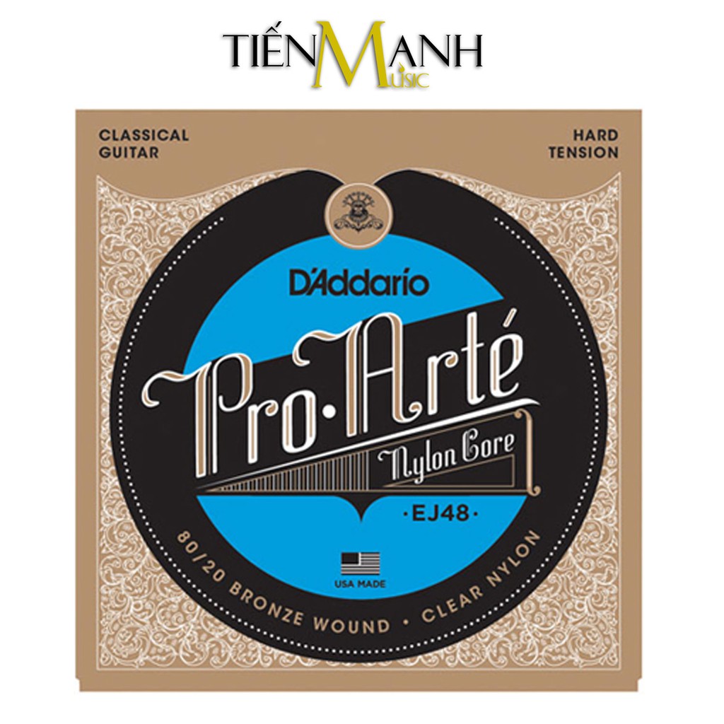 D'Addario EJ45, EJ46, EJ47, EJ48, EJ49, EJ50 - Bộ Dây Đàn Classic Guitar Nylon Core DAddario