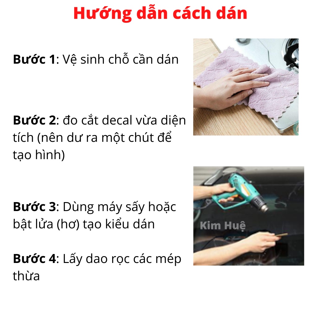 Decal carbon dán xe, đề can cacbon vân bóng dán điện thoại laptop nhám sẵn keo - Kim Huệ decor