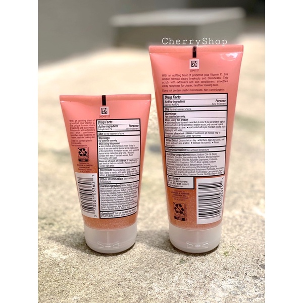 Sữa Rửa Mặt Có Hạt Neutrogena Pink Grapefruit Foaming Scrub
