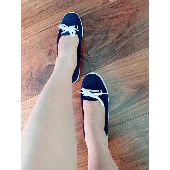 Giày búp bê Usa Cột dây giày bệt nữ Thái Lan