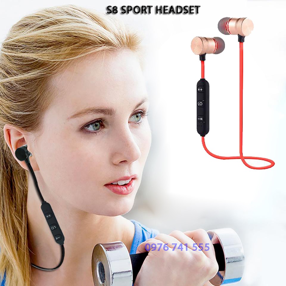 Tai nghe Bluetooth Sport S8 – Âm thanh tuyệt đỉnh