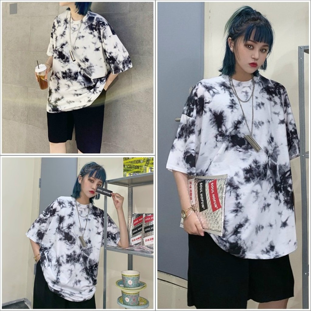 Áo thun phông tay lỡ form rộng ⚡️ XẢ KHO 3 NGÀY ⚡️ Ao loang hình nhiều kiểu Unisex nam nữ mẫu mới hót