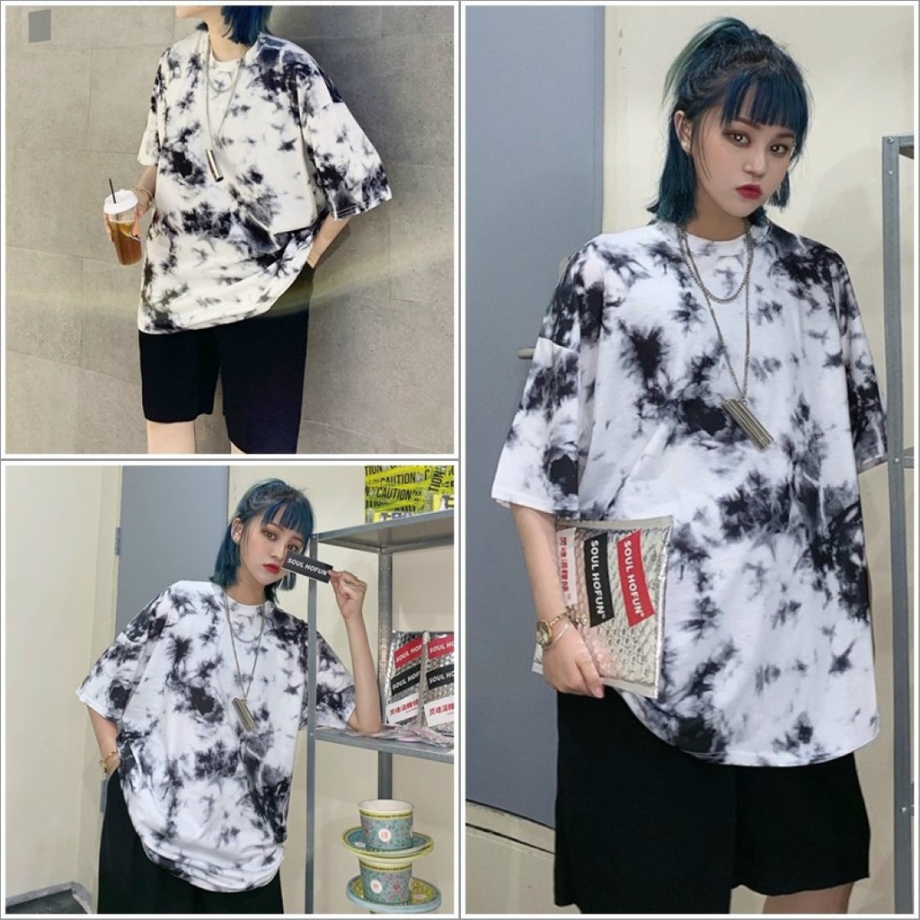 ❤️ BỎ SỈ ❤️ Áo thun tay lỡ Unisex áo phông form rộng NAM NỮ HỌA TIẾT LOANG MÀU - IN HÌNH 3D, HOẠT HÌNH GẤU HOA ĐỦ LOẠI | BigBuy360 - bigbuy360.vn