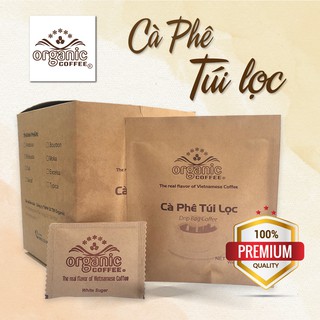 Cà Phê Túi Lọc Cao Cấp Organic Coffee - Tiện lợi, nhanh chóng, an toàn