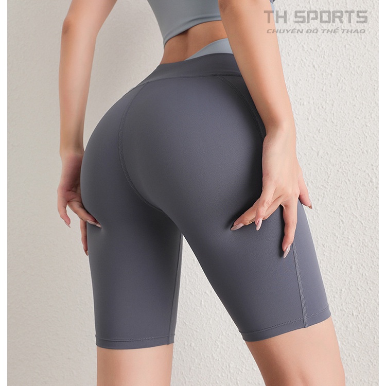 Bộ Tập Gym Nữ Hot Trend Quần Đùi Áo Bra TH SPORT Tập Gym Thể Dục Yoga Aerobic Picnic Dã Ngoại Nữ TH041 (Bộ Blue)