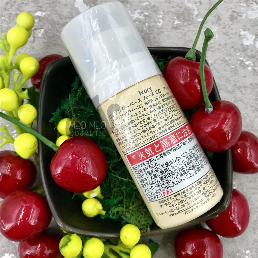 Shu Uemura Bọt CC UV Under Base Mousse 30g #Ivory SPF35- Cam Kết Chính Hãng | BigBuy360 - bigbuy360.vn