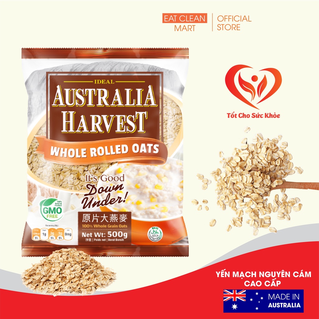 Yến Mạch Nhập Khẩu Cao Cấp AUSTRALIA HARVEST 500g