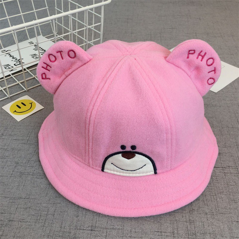 Mũ Thời Trang Hàn Quốc Trẻ Em Chất Liệu Nỉ