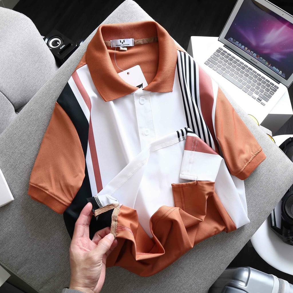 Áo POLO MARRC JASSON Thun Nam Lạnh Thể Thao Chất Thun Lạnh Co Giãn Cao Cấp VNXK