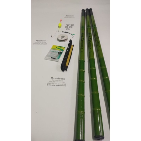 Cần câu tay trúc xanh 3h chất liệu chuẩn carbon