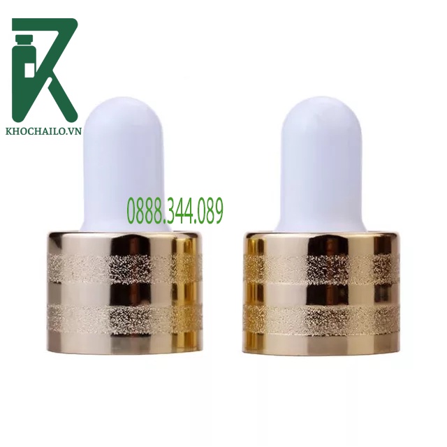 Chai thủy tinh,trắng trong khoen vàng 3 vân cao câp 5ml,10ml,15ml,20ml,30ml,50ml,100ml