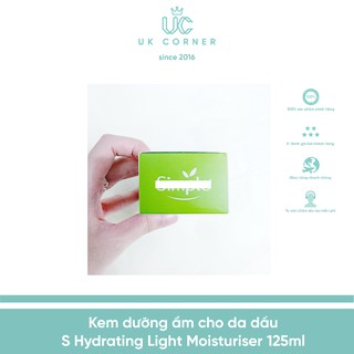 [Bill UK] Kem dưỡng cấp nước Simple Hydrating Light Moisturiser (da dầu)