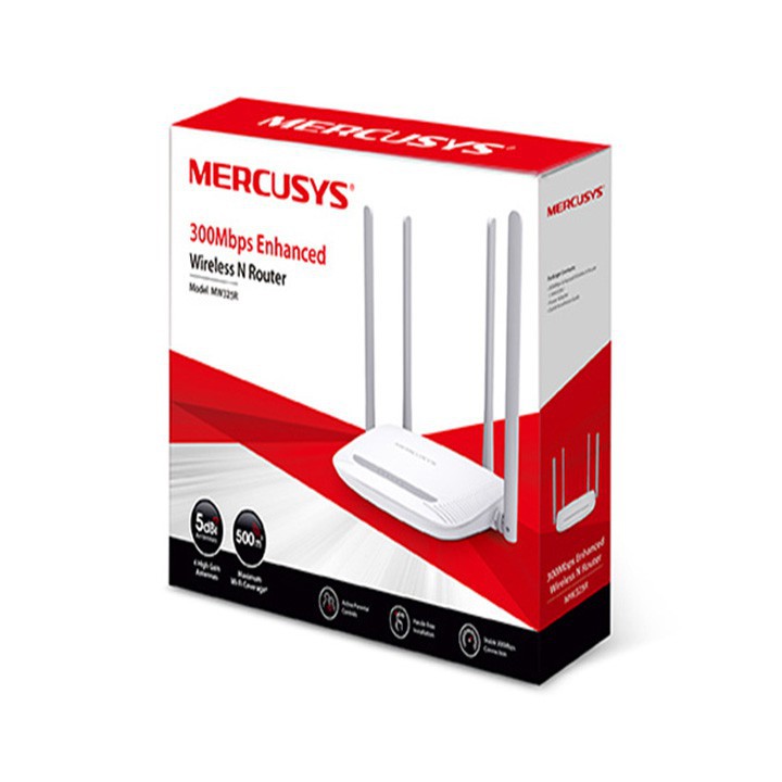 [RẺ VÔ ĐỊCH] Bộ phát wifi Mercusys 305R 3 râu tốc độ 300Mbps | BigBuy360 - bigbuy360.vn
