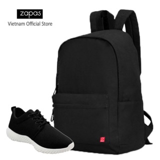 Combo Balo Classical BLL002BA + Giày Sneaker Nam GS062 (Đen) - CB064