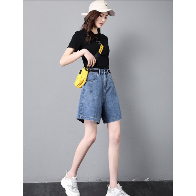 [ MẠO MUỘI ] QUẦN JEAN NGỐ LỬNG NỮ LƯNG CAO CHÍT LY TÚI MÀU XANH ĐẬM FORM RỘNG LAI CUỐN CAO CẤP UTI SIÊU ĐẲNG CẤP