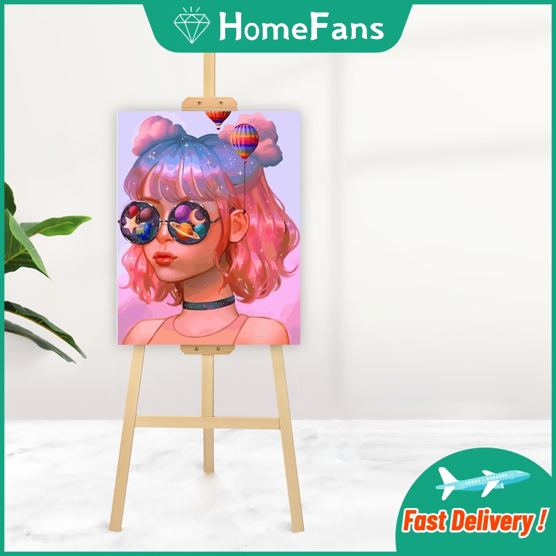 Bộ tranh sơn dầu 40X50CM tự làm trang trí nội thất