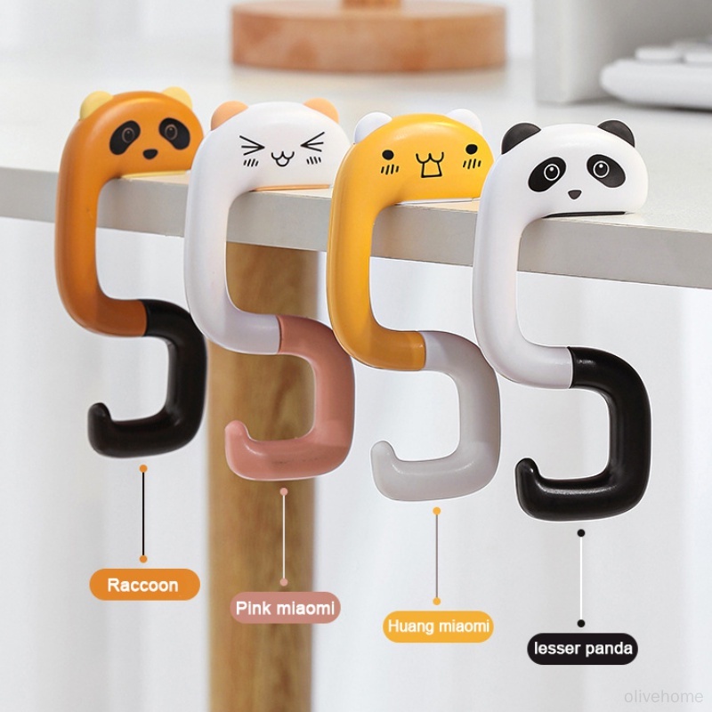 Móc Treo Túi Xách / Balo Học Sinh Để Bàn Không Cần Đục Lỗ Tiện Dụng