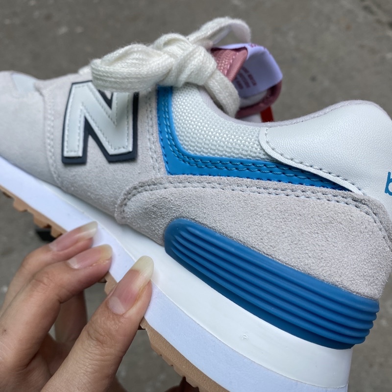 [Video_Ảnh Chụp Thật] Giày Thể Thao Newbalance 574 xanh sữa nữ loại đẹp