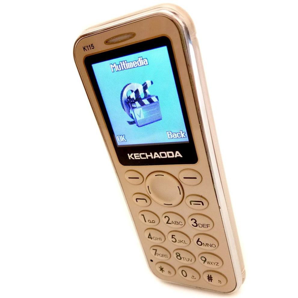 [người bán địa phương] Điện thoại mini Kechaoda K115 ✨Chính hãng💥kiêm tai nghe bluetooth nhỏ gọn 3 sóng siêu mỏng BH 12