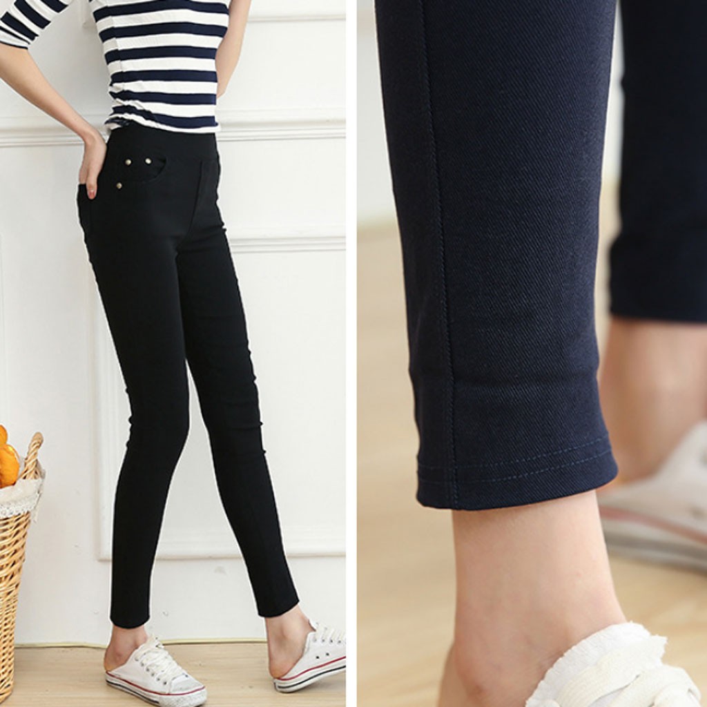 {Video + sẵn hàng} Quần legging nữ lưng cao QL-012i