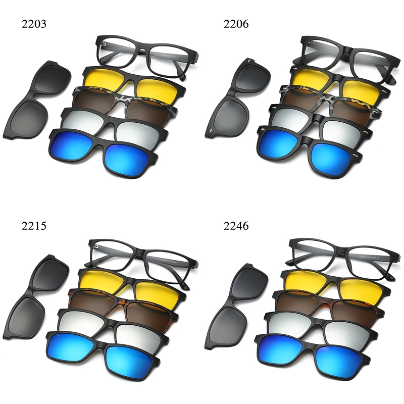 Kính mát thay đổi tròng nam châm cho nam và nữ