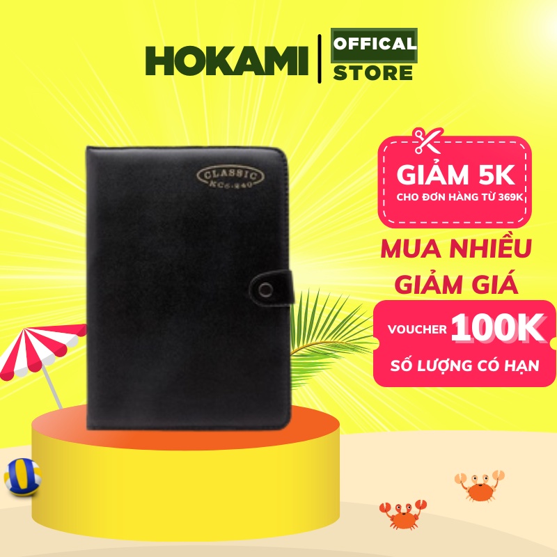 Sổ da classic C6 240 trang - HOKAMI STORE