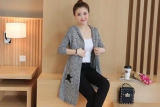 Áo Khoác Len Có Mũ Phong Cách-Chất Đẹp