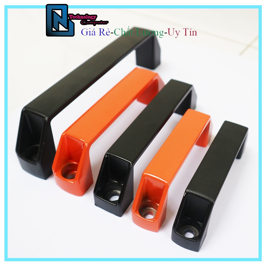 Tay Cầm Gắn Rời Kim Loại Sơn Ngoài 2 Màu Đen Cam
