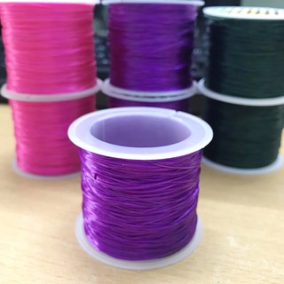 Cuộn dây xỏ chuỗi hạt sợi tơ siêu bền, cước xâu chuỗi hạt - Màu vàng