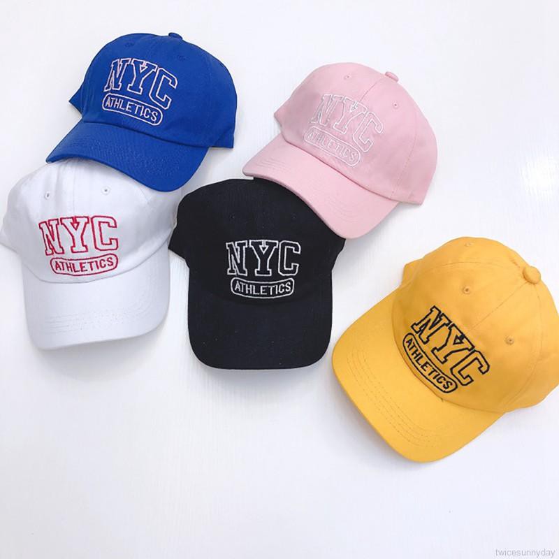 Nón lưỡi trai thêu chữ kiểu dáng năng động dành cho trẻ em