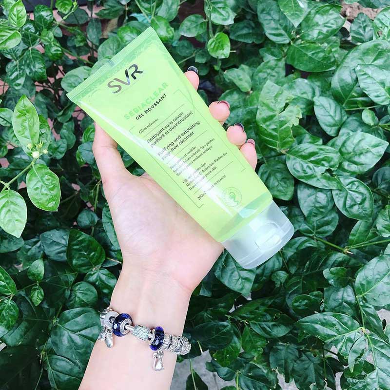 Gel rửa mặt dành cho da dầu SVR Sebiaclear Moussant 200ml