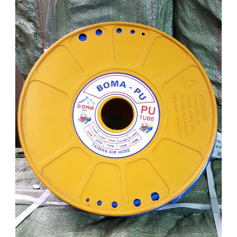 DÂY HƠI KHÍ NÉN BOMA XANH 5X8LY-100M