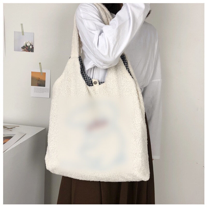 Envirosax Túi Đeo Vai Cỡ Lớn Hình Tai Gấu Teddy Dễ Thương