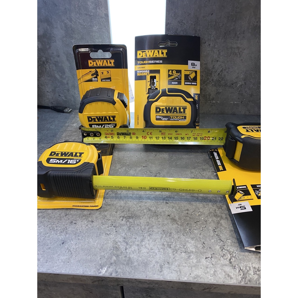 THƯỚC CUỘN THÉP 2 MẶT 5M DEWALT DWHT36915