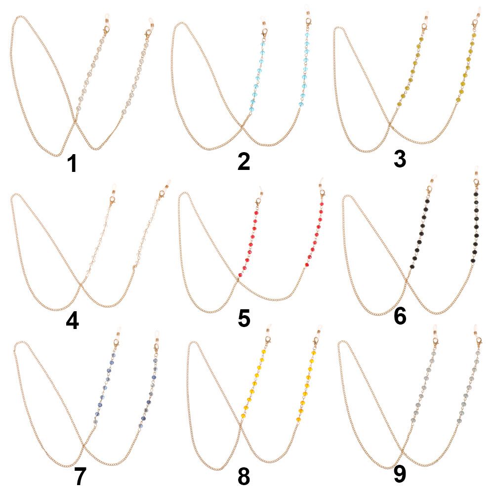 Dây đeo mắt kính bằng kim loại chống thất lạc thời trang cho nam và nữ