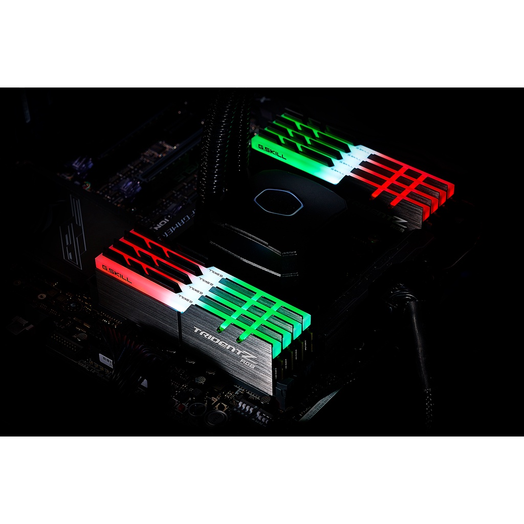 Ram Gskill 16GB RGB (8Gx2) F4-3200C16D-16GTZR, new, bảo hành chính hãng 36th