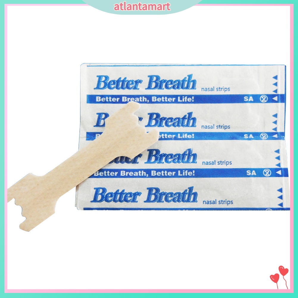 [Hàng mới về] Bộ 50 miếng dán mũi chống ngáy hỗ trợ chăm sóc sức khỏe
