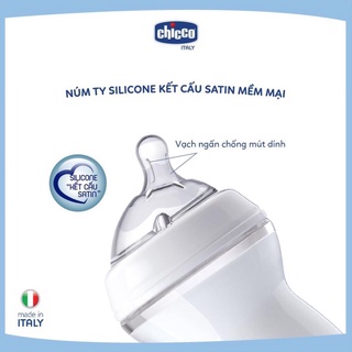 Bình sữa núm nghiêng Pisa Natural Feeling Chicco
