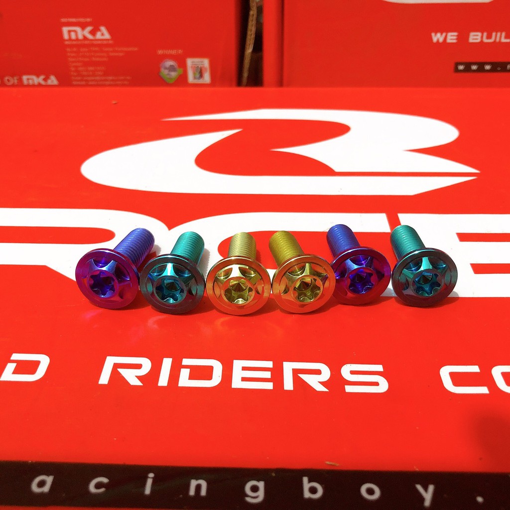 Ốc 8li2.5p gr5 salaya nhé anh em ơi đủ màu nhé anh em ơi