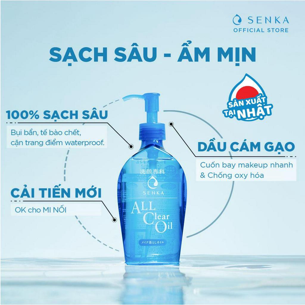 Dầu tẩy trang Senka All Clear Oil 230ml (Mới)_14847